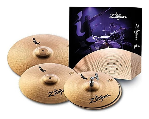 Set Platillos Zildjian I Series Hi Hat 13 Crash 16 Ride 18