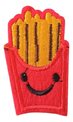 Apliques Parche Bordado Termoadhesivo Varios Modelos Chicos Papasfritas Bordado