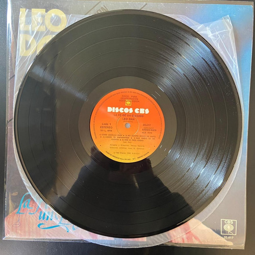 Imagen 4 de 4 de Vinilo Leo Dan La Fe De Un Elegido Che Discos