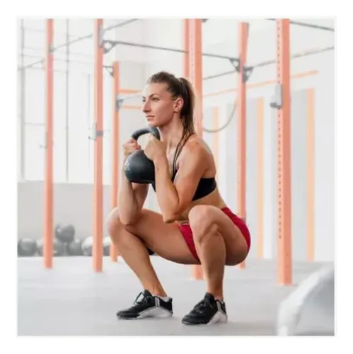 Pesa Rusa Kettlebell Resina 6 Kg Entrenamiento Crossfit