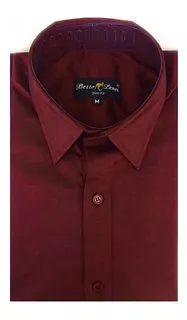 Camisas Slim Fit Vino