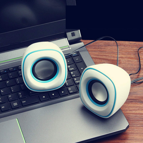 Altavoces De Computadora Usb Mini Portátil Con Sonido Estére