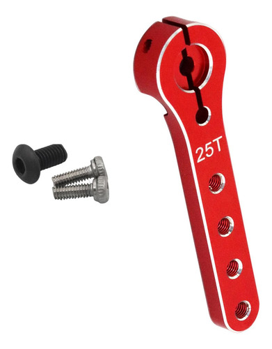 Nuevo Aleación De Aluminio Rc Servo Arm Rc Servo Horns Rojo