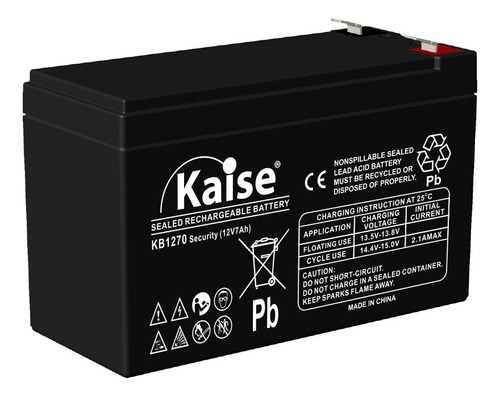 5 X Bateria Recargable 12v 7ah Security Kaise Alarmas   