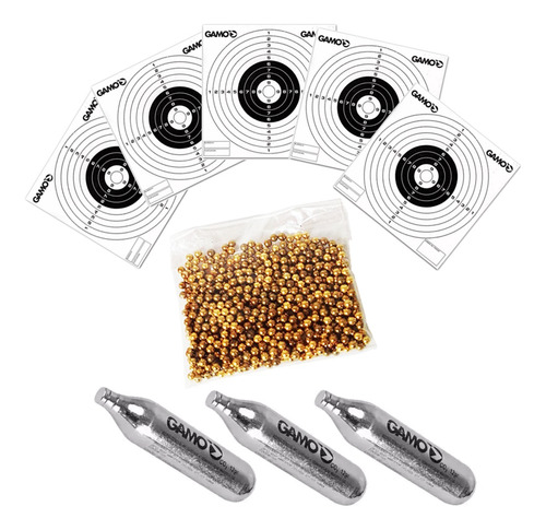 Pistola Co2 Daisy + 500 Balines + 3 Garrafas Y Blancos