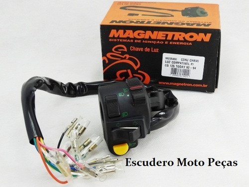 Chave De Luz Honda Cg 125 Today Ano: 92 Á 94 Magnetron