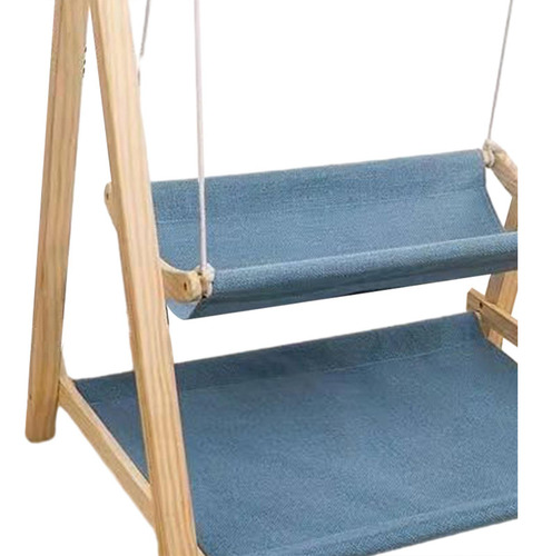 Hamaca Para Mascotas, Cama Elevada Para Azul De Doble Capa