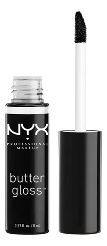 Nyx Lip Butter Gloss Negro Licorice Brillo Labial Acabado Brillante