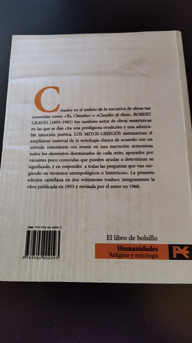 Los Mitos Griegos Tomo 1 Y 2 De Robert Graves