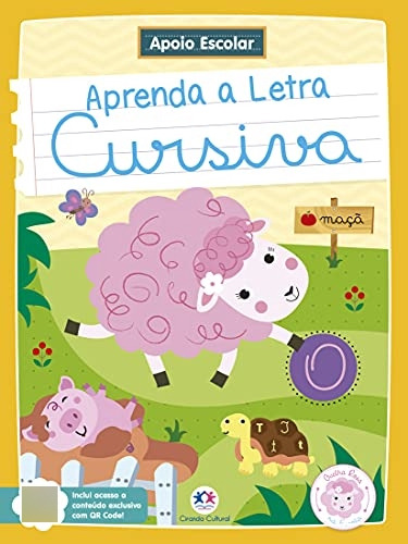 Libro Apoio Escolar - Aprenda A Letra Cursiva - Ovelha Rosa