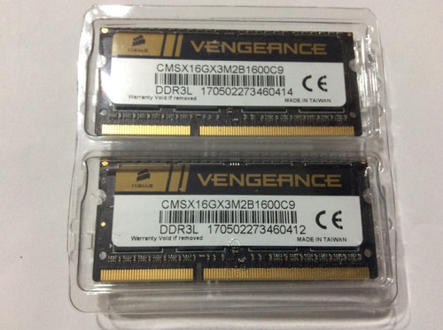 Imagen 2 de 2 de Módulo De Memoria Ram Corsair Vengeance 8gb Ddr3 L 1600mhz