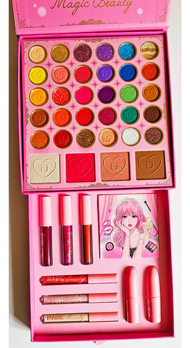 Kit Maquillaje Sombras Labiales Magic Beauty Ultramo 5 X 1