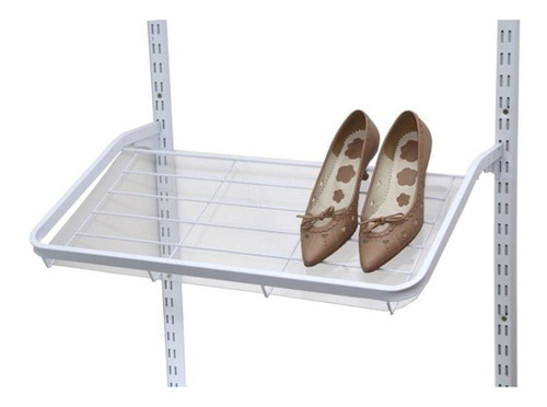 Imagem 3 de 7 de Sapateira Closet Smart Home Branco 60x40cm Dicarlo