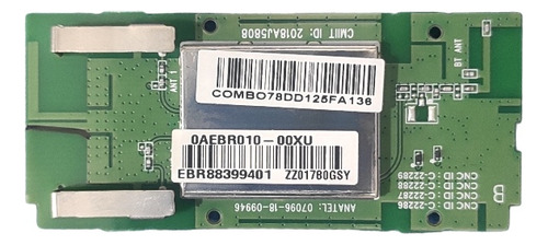 Placa Wi-fi Tv Lg Ebr88399401 Eat64454802 Ver Modelos