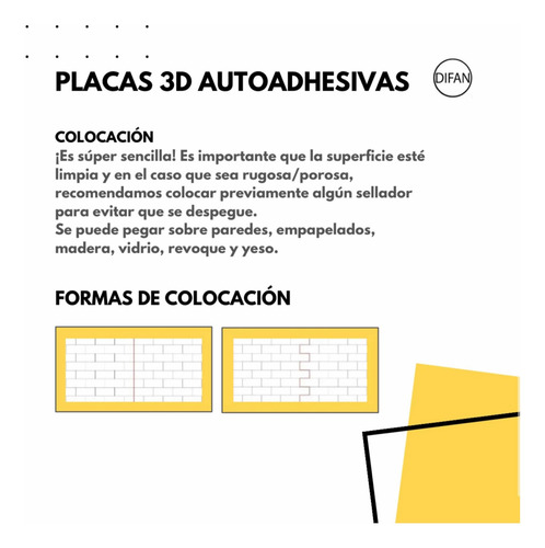 Imagen 8 de 8 de Pared Revestimiento Negro Placa 3d Auto Adhesiva!