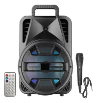 Comprar Parlante Portátil De 12 Pulgadas Bluetooth Usb Luz Rgb 1 Mic