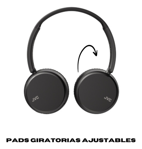 Audífonos Bluetooth Inalámbricos Diadema On Ear Headphones Con Micrófono, Llamadas Manos Libres, 35h Reproducción, Color Negro