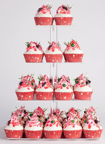 Mz Suporte De Acrílico Para Cupcakes