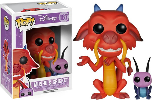 Pop! Disney Mulan: Mushu & Cricket