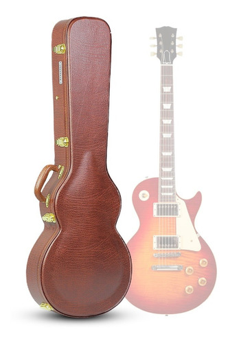Hard Case Estojo Luxo Standard Para Guitarra Les Paul Marrom