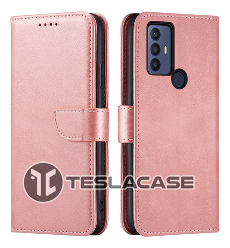 Carcasa Para Tcl 30 Se Flipcover Rosado Shock Absorption