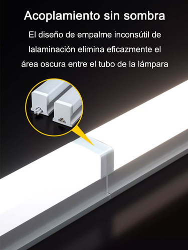 Tubo Led De Iluminación Comercial Superbrillante De 40w Blanco Frío