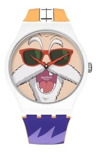 Reloj Swatch Dragonball Z Suoz346 Kamesennin X Swatch 