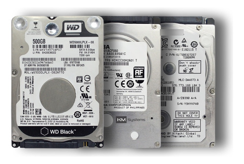 Disco Duro Hdd Portatil Interno 500gb Varias Marcas Usado