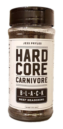 Sazonador Hardcore Carnivore Black 368g Importado