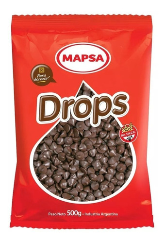 Drops Chips Chocolate Negro Gotitas Reposteras Mapsa 500g Dw