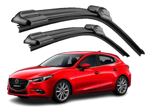 Escobillas Brx Mazda 3 2018