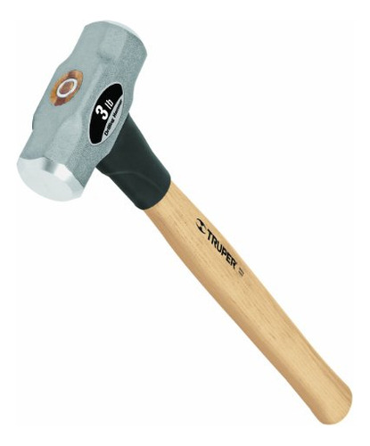 Truper 30914 3-pound Engineer Hammer, Hickory Handle, 16-inc