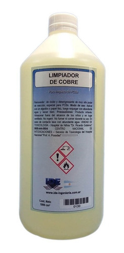 Limpiador De Cobre Para Pcb 1 Litro