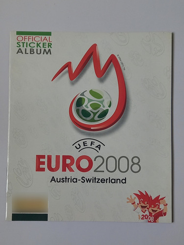 Álbum Panini Uefa Euro 2008 Austria Switzerland Vacio 