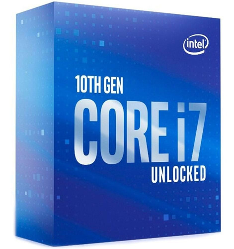 Processador Core I7-10700k 3.80ghz 16mb Lga1200 Intel