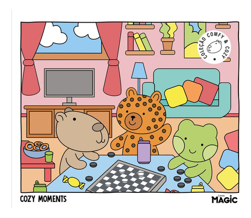 Kit 48 Livros De Colorir Comfy E Cozy Tik Tok 24 Desenhos Comfy And Cozy Moments Folha 150 Gm2 - Atacado
