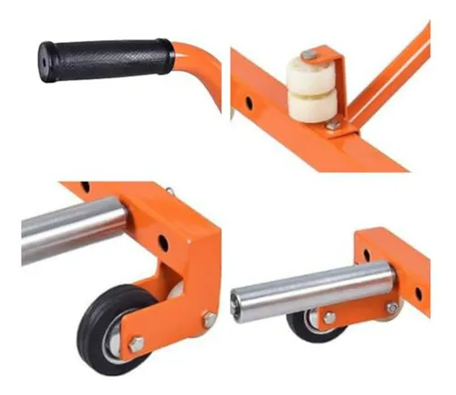 Carro Elevador De Llantas Ajustable - Dolly Para Taller Y Ga