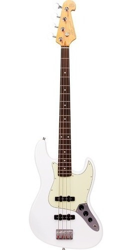 Imagen 2 de 7 de Bajo Electrico Sx Jazz Bass Sjb62 Vintage Blanco 4 Cuerdas