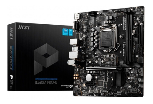 Placa Mãe Msi B560m Pro-e, Intel Lga 1200 Matx