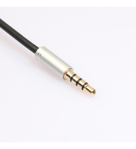 G 1 Peça Adaptador Divisor De Áudio E Música De 3,5 Mm Prata