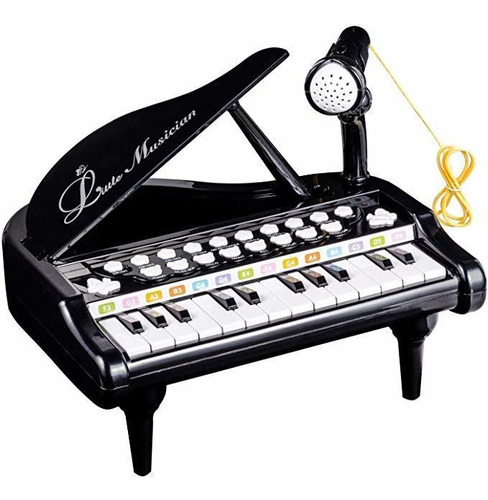 Imagen 1 de 6 de Toy Piano For Kids - Birthday Gift For 2 3 4 5 Year Old Ed