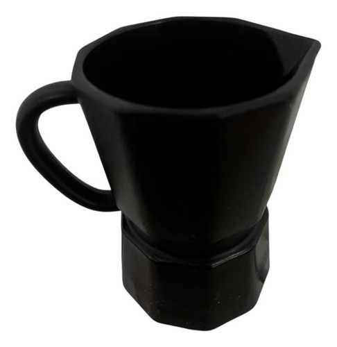 Taza Barista Plastica Clasico Café Leche 225 Cc X 6 Unidades Negro