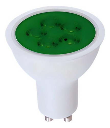 Dicroica Led Color 4,5w Gu10 220v 35º Apertura Candil Color de la luz Verde