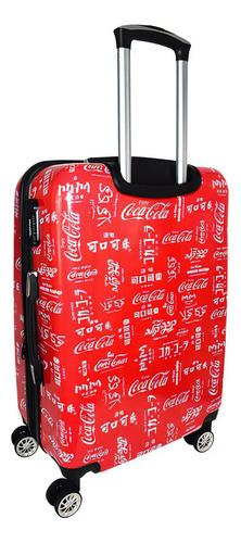 Maleta Coca Cola® Rígida Mediana 24 Inch Expandible 8 Ruedas Color Rojo