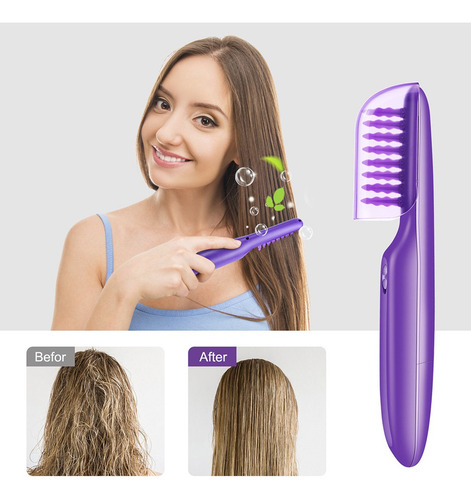 Cepillo For Desenredar, For Rizador Grueso De Pelo Liso, D