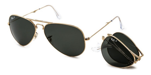 Imagen 1 de 3 de Lentes De Sol Ray-ban Aviator Plegables Rb3479
