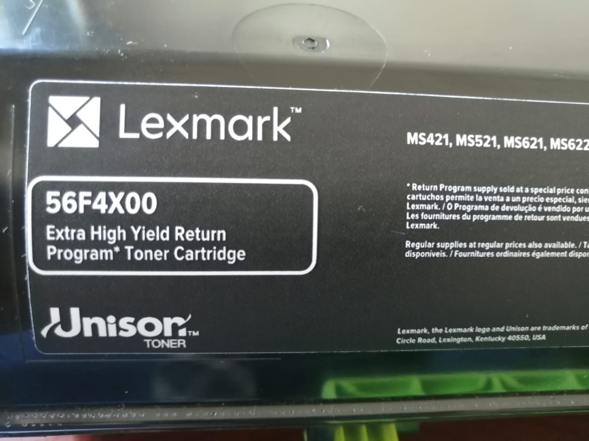 Toner Lexmark Ms421, Ms521, Ms621, Ms622, Mx421, Mx521, Meses sin