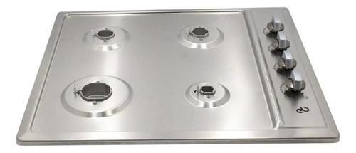 Parrilla A Gas Empotrable Eb 4 Quemadores Acero Eb-460 Plateado