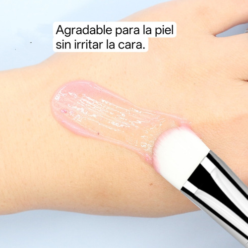 2 Pzs Mini Brochas Para Facial Spa Y Base De Maquillaje Blanco
