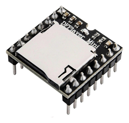 2 Pzas Módulo Mp3 Dfplayer Mini For Arduino